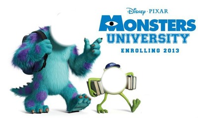 monsters univerity Fotomontage