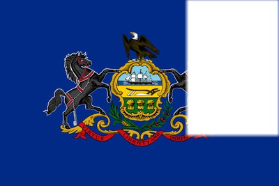Pennsylvania flag Valokuvamontaasi