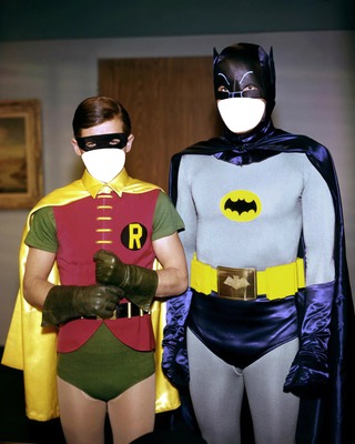 batman and robin Fotomontagem