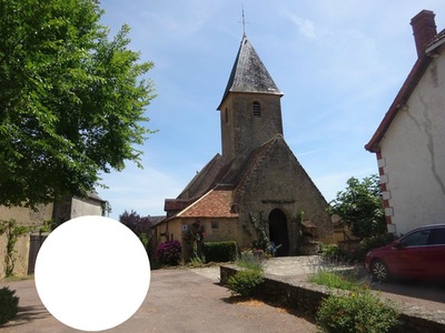 église lourouer-st laurent Photo frame effect