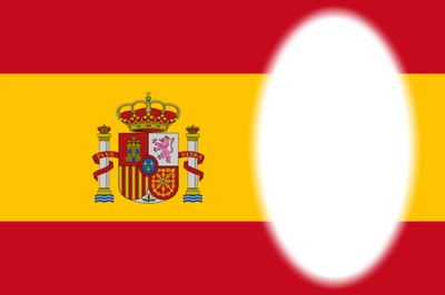 Spain flag Fotomontage