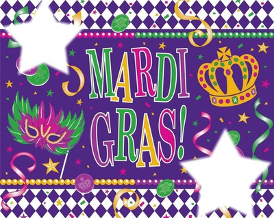 mardi gras 1 フォトモンタージュ