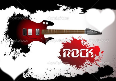 ROCK love Fotomontaggio