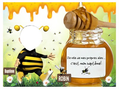 abeille Fotomontage