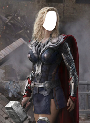 Thor femme Фотомонтажа