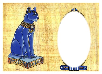 chat égyptien Fotomontage