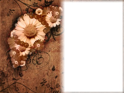 brown wallpaper Photo frame effect