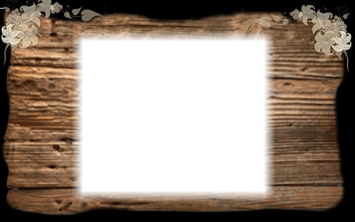 wood Photo frame effect