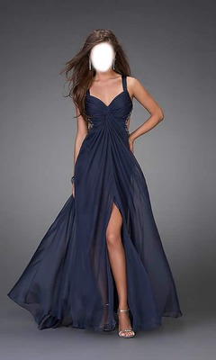 robe bleu Fotomontáž