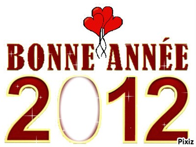 Bonne Année 2012 フォトモンタージュ