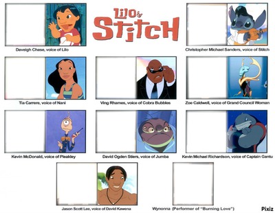 Lilo et Stitch Montaje fotografico