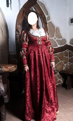 mulher medieval Fotomontáž