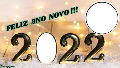 FELIZ ANO NOVO -2022 Fotoğraf editörü