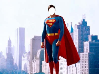 SUPERMAN Fotomontāža