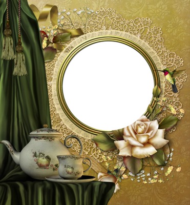 cadre baroque Photo frame effect