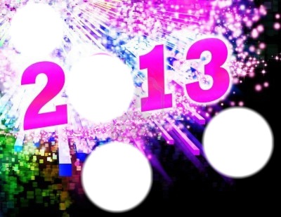 bonne année 2013!! Fotomontažas