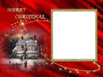 Vánoce, Merry Christmas, zima, Winter Fotomontage