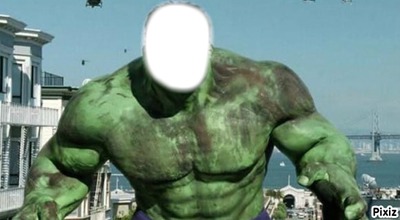 hulk Fotomontaggio