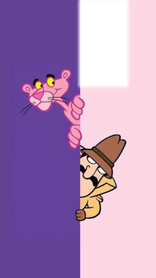 pink panther 1 Photo frame effect