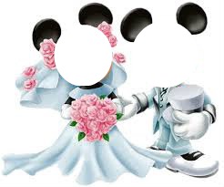 Minnie et Mickey Photo frame effect