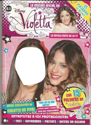 Revista de Violetta Fotomontaža