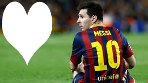 messi 10 Photo frame effect