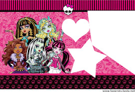 Monster High Girls Photo frame effect