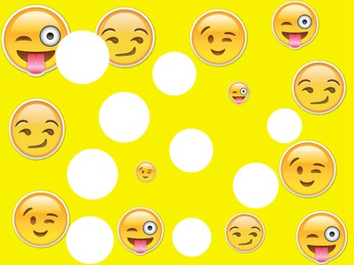 Collage Emojis Photomontage