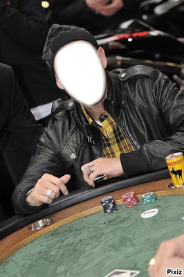 M.pokora poker Fotomontagem