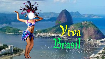 Viva Brasil Fotomontaż