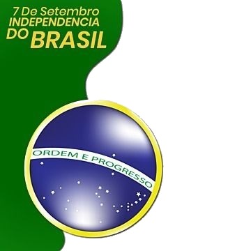 Independência Brasil mimosdececinha フォトモンタージュ