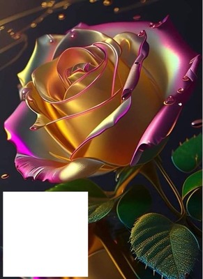 Rose de sable Photomontage
