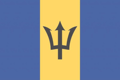 Barbados flag Valokuvamontaasi