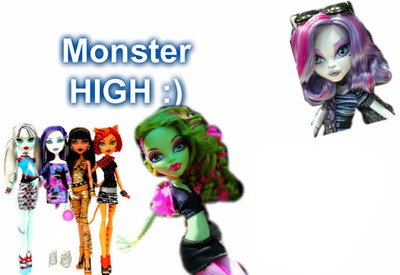 Monster HIGH :) Fotomontagem