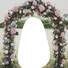 Arco de flores Fotomontagem