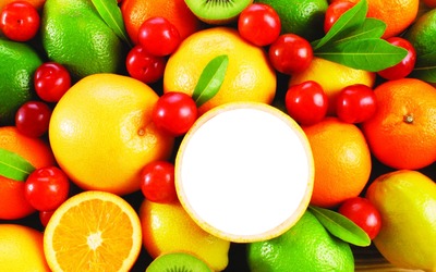 Fruit Wallpaper Fotomontaža