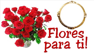 CUADROS CON FLORES Fotomontagem