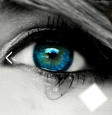 Magnifique yeux bleu Фотомонтажа