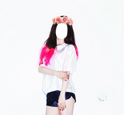 Irene Red Velvet Photo frame effect