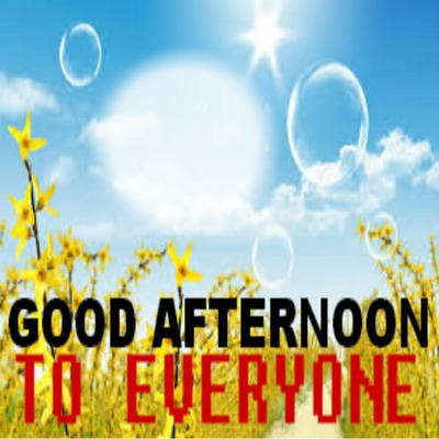 GOOD AFTERNOON Photo frame effect | Pixiz