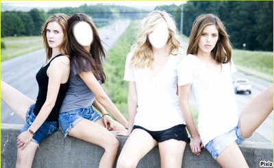 Vampire Diaries Girls <3 Photo frame effect