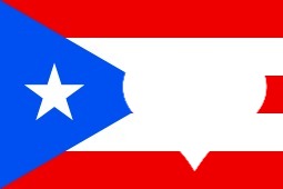 Bandera de Puerto Rico Montaje fotografico