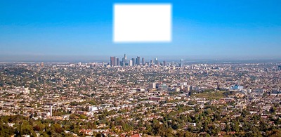 vue sur hollywood Photomontage