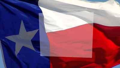 Texas Flag Montage Photo frame effect