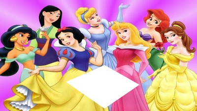 Les 7 Princesses + Losange Difforme Fotomontagem