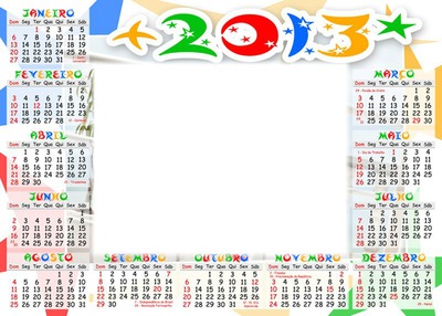 Calendario 2013 Fotomontaż