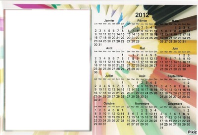 calendrier 2012 フォトモンタージュ