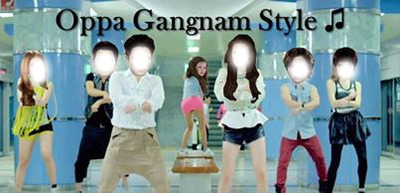 Gangnam Style Fotomontāža