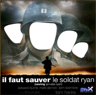 Il faut sauver le soldat ryan Photo frame effect