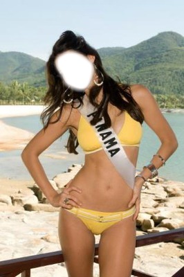 Miss Panama Fotomontáž
